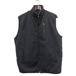 Duke Haband Men's Fleece-Lined Charcoal Gray Vest M